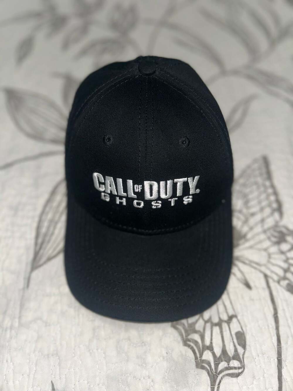 Call of Duty Ghosts Youth Black Embroidered Video Game Baseball Cap Hat